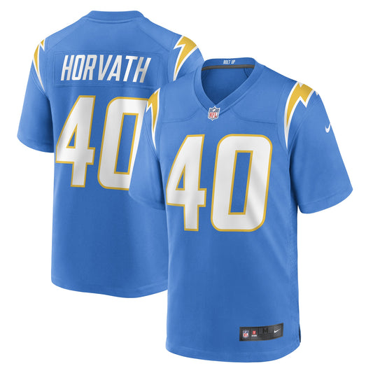 Zander Horvath Los Angeles Chargers Nike Game Player Jersey - Powder Blue