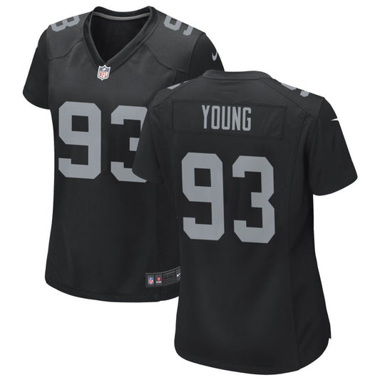 Byron Young Las Vegas Raiders Nike Women's Game Jersey - Black