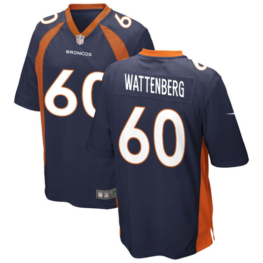 Luke Wattenberg Denver Broncos Nike Youth Game Jersey - Navy