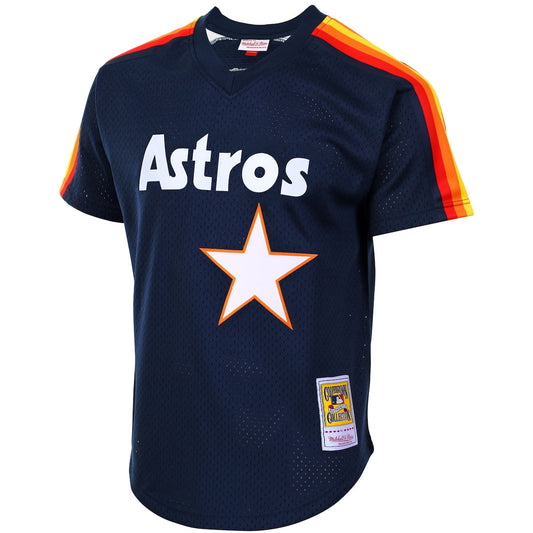 Men's Jeff Bagwell Mitchell & Ness Astros BP Jersey - Navy