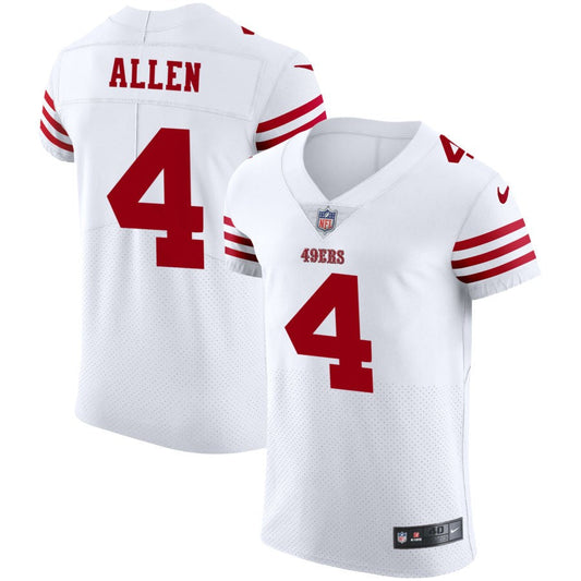 Brandon Allen San Francisco 49ers Nike Vapor Elite Jersey - White