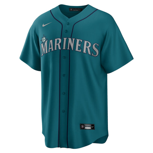 Men's  Nike Mariners Home Replica Team Jersey - Light Blue