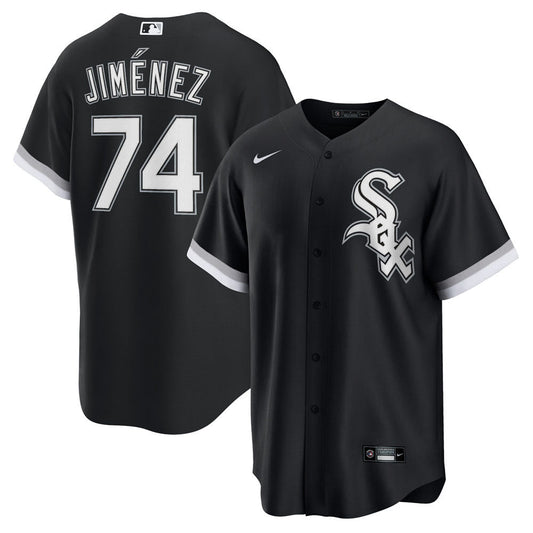 Men's Chicago White Sox Eloy Jimenez Alternate Player Name Jersey - Black