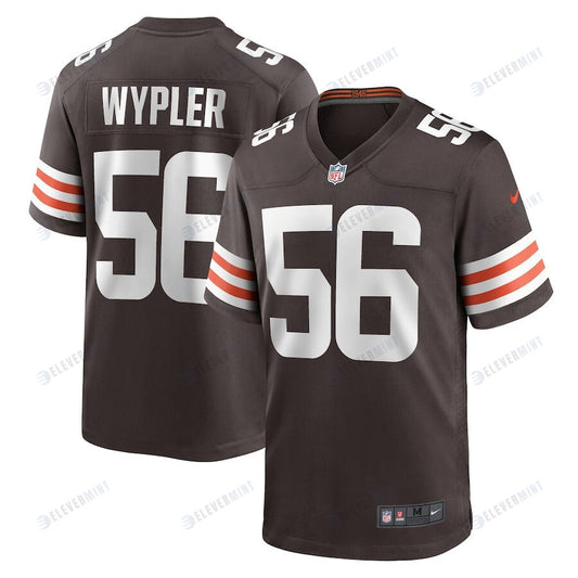 Luke Wypler 56 Cleveland Browns Men's Team Game Jersey - Brown