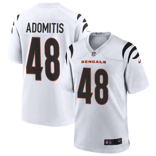 Cal Adomitis Cincinnati Bengals Nike Game Jersey - White