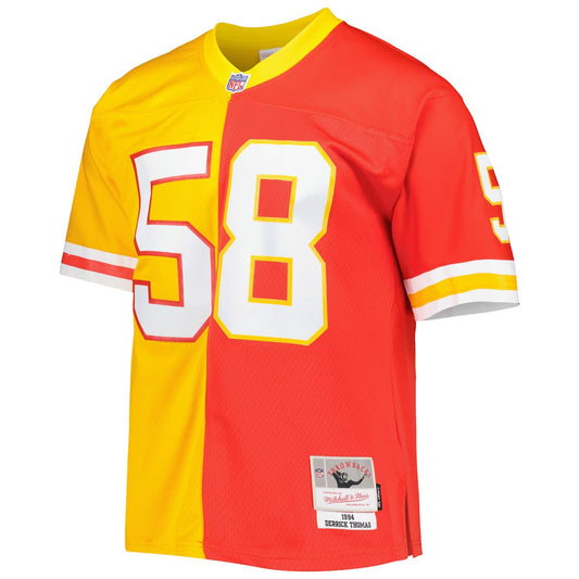 Men's Derrick Thomas Mitchell & Ness Chiefs 1994 Split Legacy Replica Jersey - Red