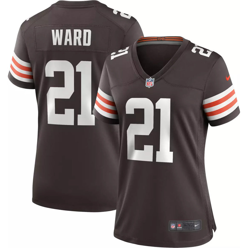 Women's Cleveland Browns Denzel Ward Game Jersey - Brown