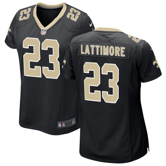 Marshon Lattimore New Orleans Saints Nike Women's Game Jersey - Black