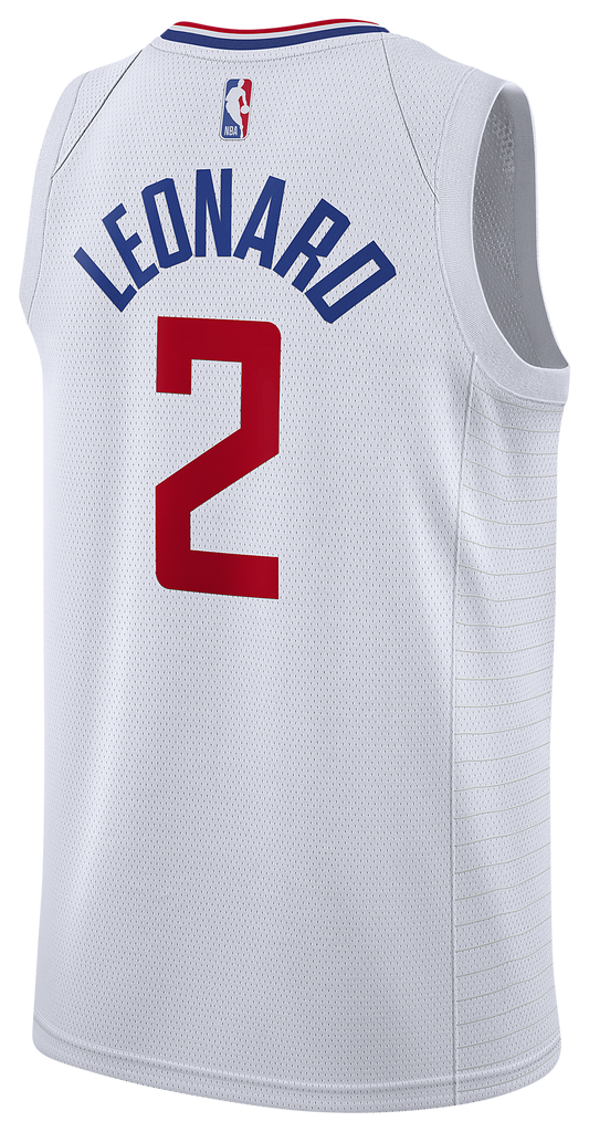 Men's Leonard Kawhi Nike Clippers Association Edition Swingman Jersey - White