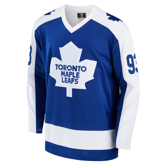 Men's Doug Gilmour Fanatics Maple Leafs Breakaway Retired Jersey - Blue