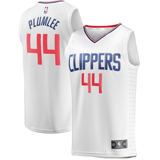 Mason Plumlee LA Clippers Fanatics Branded Youth Fast Break Player Jersey - Association Edition - White