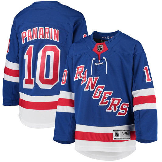 Artemi Panarin New York Rangers Youth Home Premier Player Jersey - Blue