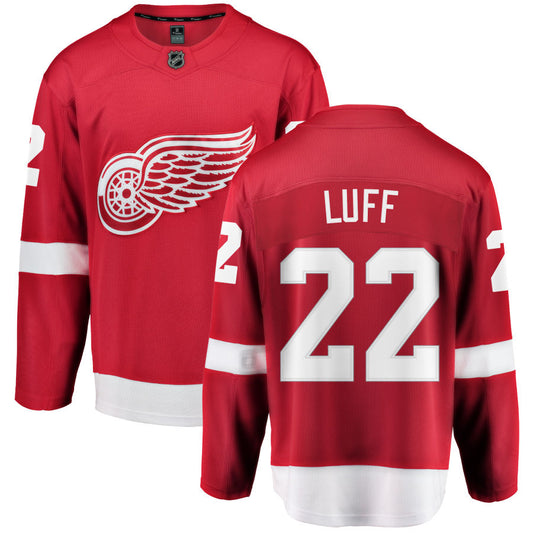 Matt Luff Detroit Red Wings Fanatics Branded Home Breakaway Jersey - Red