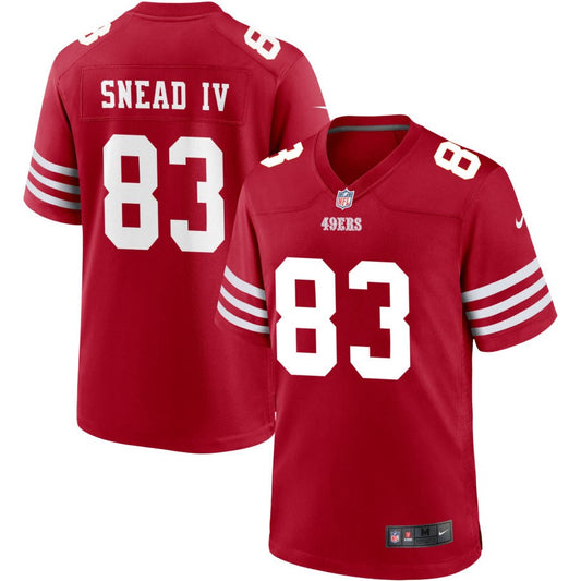 Willie Snead IV San Francisco 49ers Nike Youth Game Jersey - Scarlet