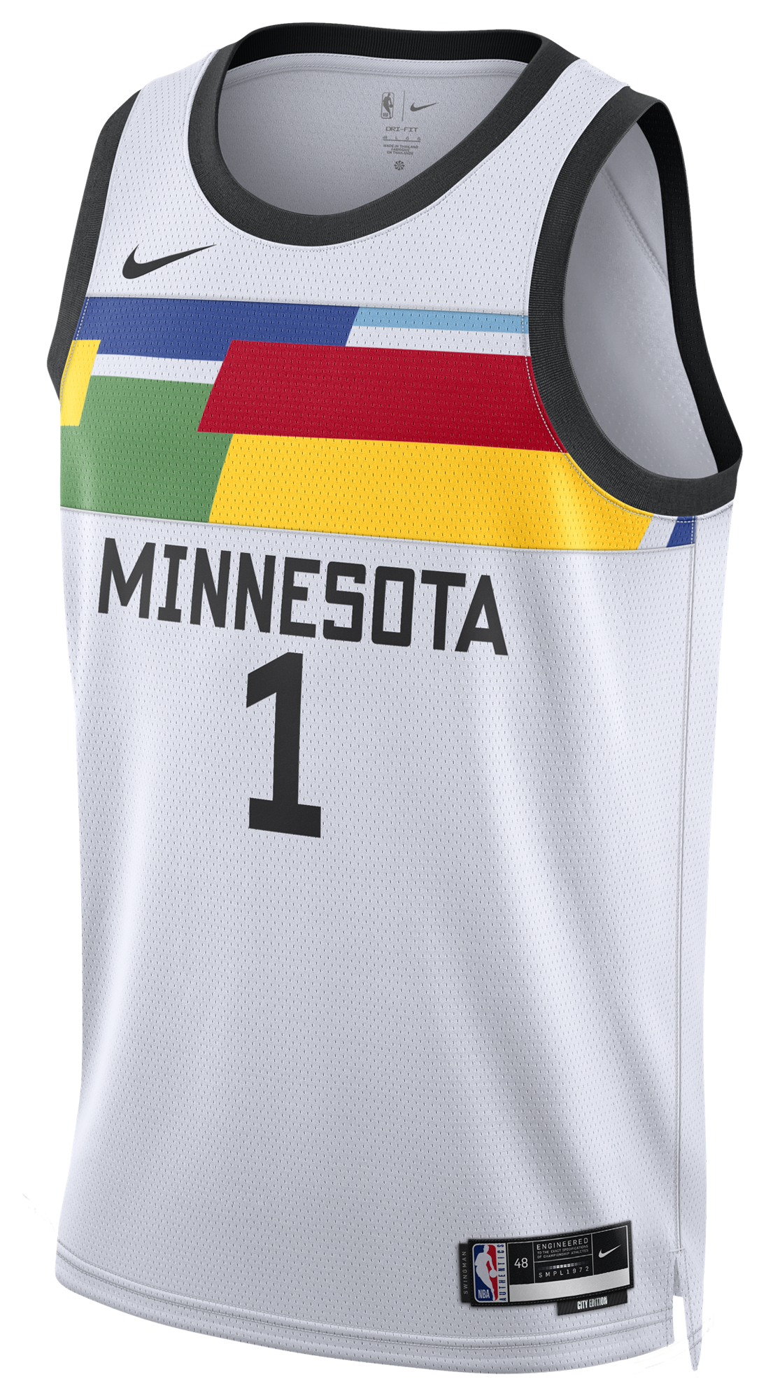 Men's  Nike Timberwolves Swingman Jersey - White