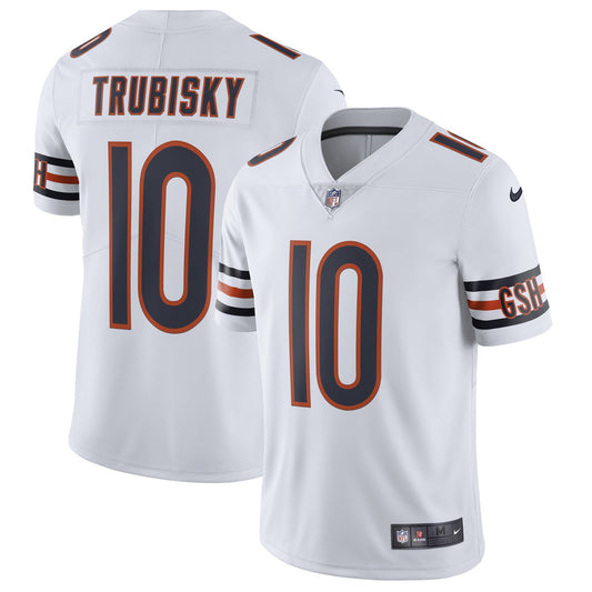 Men's Chicago Bears Mitchell Trubisky White Vapor Untouchable Limited Jersey