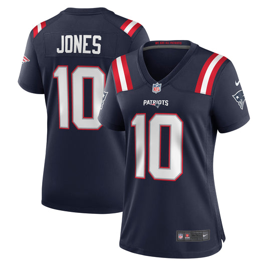 Mac Jones New England Patriots Nike Women's Player Game Jersey - Navy