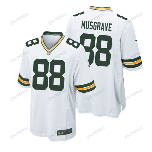 Luke Musgrave 88 Green Bay Packers Men Away Game Jersey - White