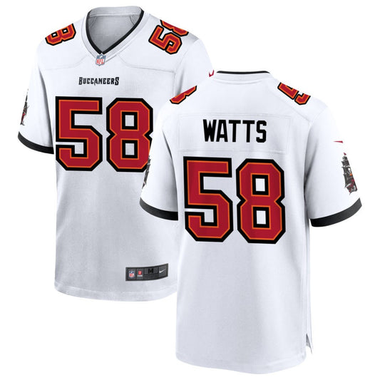 Markees Watts Nike Tampa Bay Buccaneers Game Jersey - White