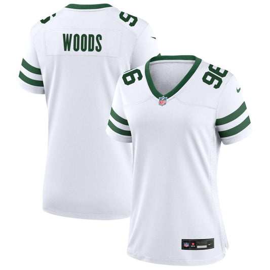 Al Woods New York Jets Nike Women's Legacy Game Jersey - White