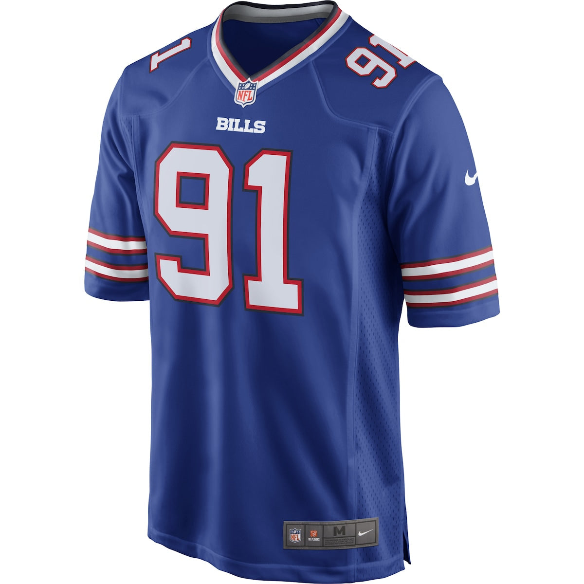 Men's Ed Oliver Nike Bills Game Jersey - Blue