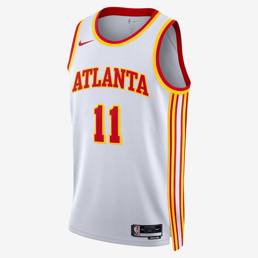 Atlanta Hawks Association Edition 2022/23 Nike Dri-FIT NBA Swingman Jersey - White