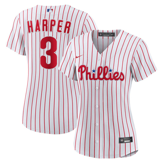 Bryce Harper Philadelphia Phillies Nike Women's Home Replica Player Jersey - White