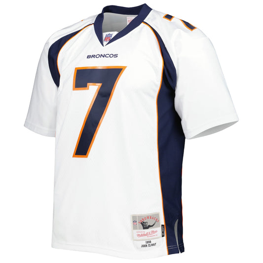 Men's John Elway Mitchell & Ness Broncos 2015 Legacy Replica Jersey - White