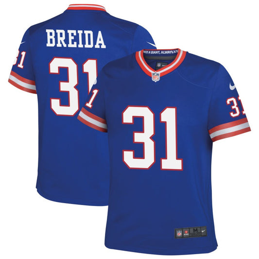 Matt Breida New York Giants Nike Youth Classic Game Jersey - Royal