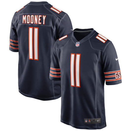 Men's Chicago Bears Darnell Mooney Navy Game Jersey