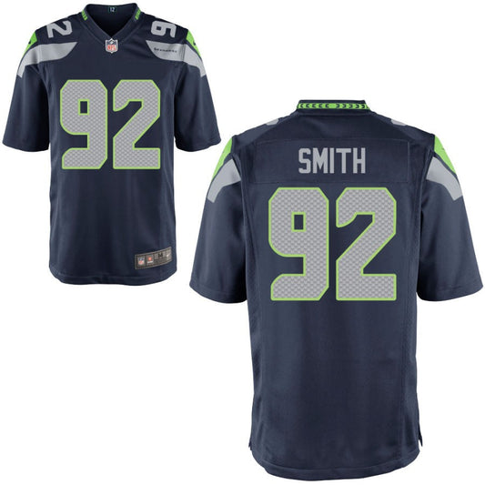 Tyreke Smith Seattle Seahawks Nike Youth Game Jersey - College Navy