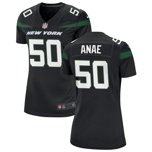 Bradlee Anae New York Jets Nike Women's Alternate Game Jersey - Stealth Black