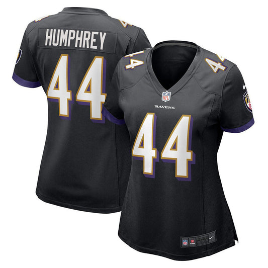 Women's Baltimore Ravens Marlon Humphrey Game Jersey - Black