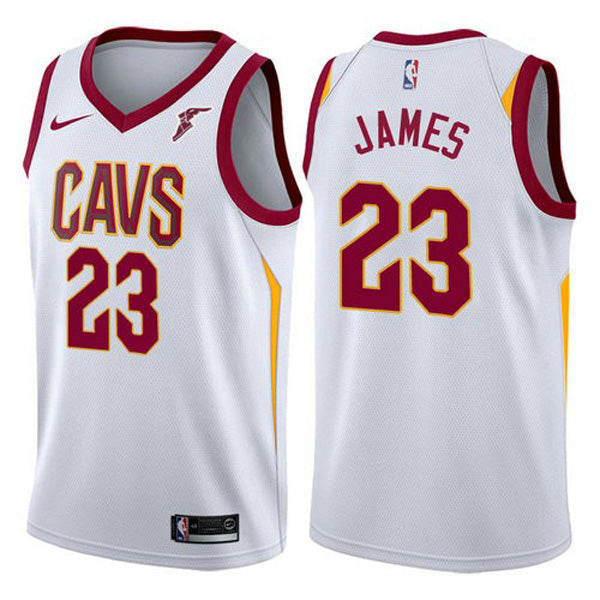 Men's Cleveland Cavaliers LeBron James Association Jersey - White