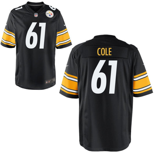 Mason Cole Pittsburgh Steelers Nike Youth Game Jersey - Black