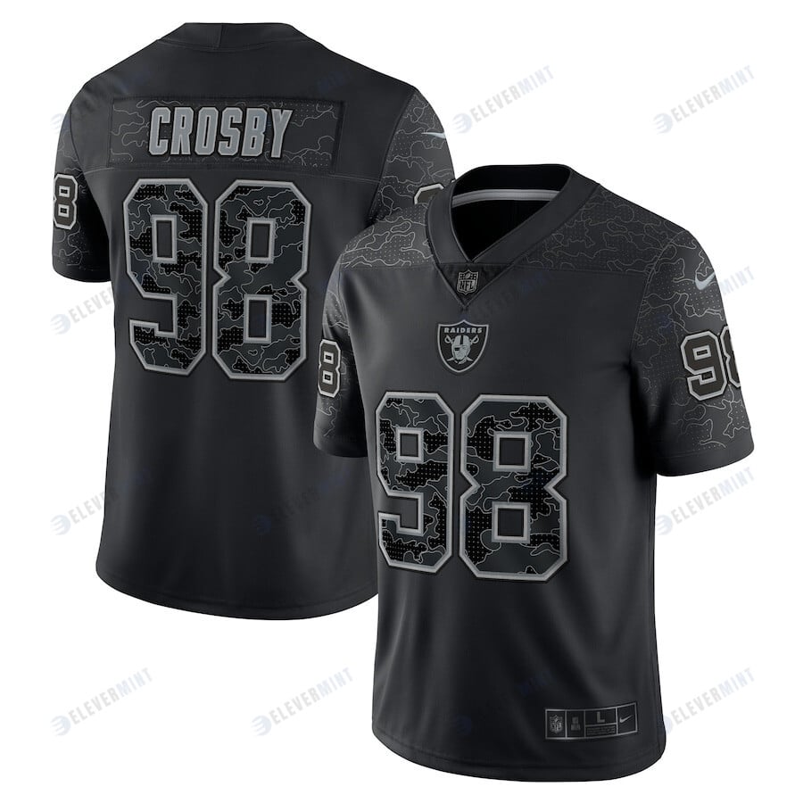 Maxx Crosby Las Vegas Raiders RFLCTV Limited Jersey - Black