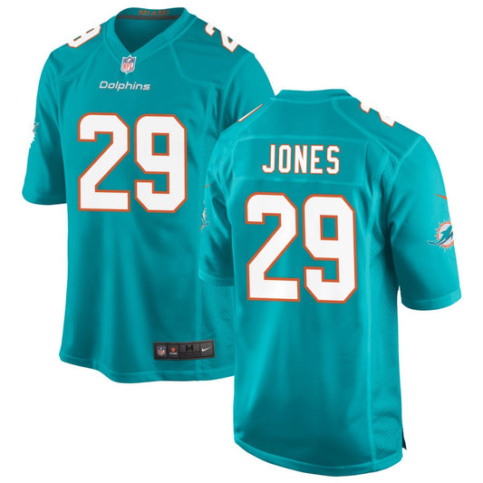 Brandon Jones Miami Dolphins Nike Game Jersey - Aqua