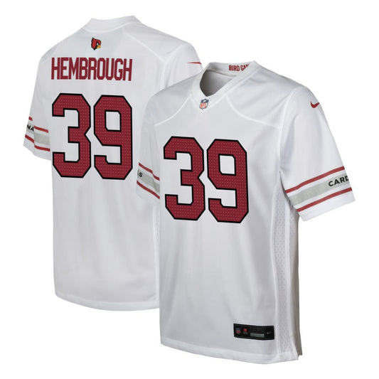 Matt Hembrough  Arizona Cardinals Nike Youth Game Jersey - White