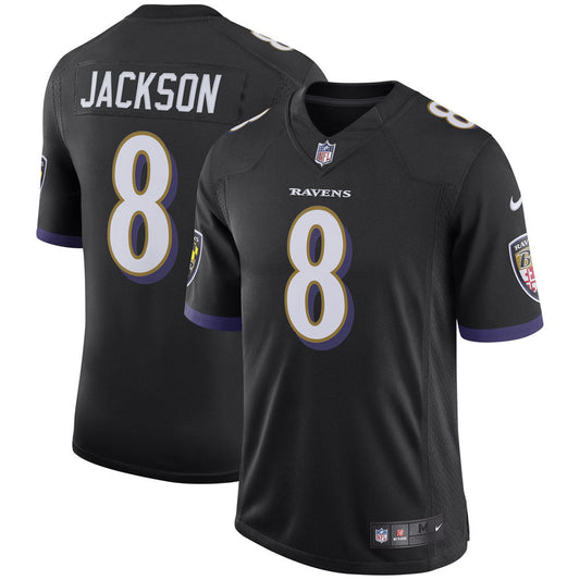 Men's Baltimore Ravens Lamar Jackson Speed Machine Limited Jersey Black