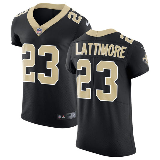 Marshon Lattimore New Orleans Saints Nike Vapor Untouchable Elite Jersey - Black