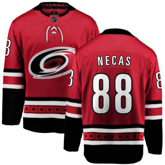 Martin Necas Carolina Hurricanes Fanatics Branded Home Breakaway Jersey - Red