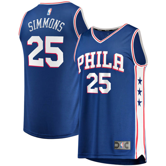 Ben Simmons Philadelphia 76ers Fanatics Branded Youth 2019/20 Fast Break Replica Jersey - Icon Edition - Royal