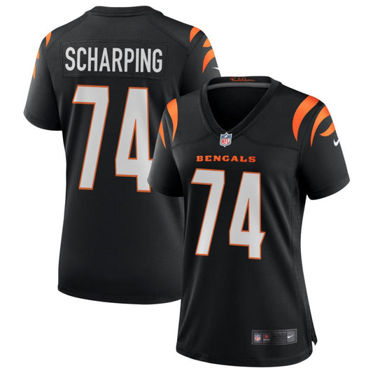 Max Scharping Cincinnati Bengals Nike Women's Game Jersey - Black