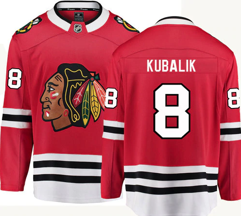 Men's Dominik Kubalik Chicago Blackhawks Fanatics Branded Red Home Breakaway Jersey