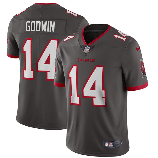 Men's Chris Godwin Nike Buccaneers Vapor Limited Jersey - Grey