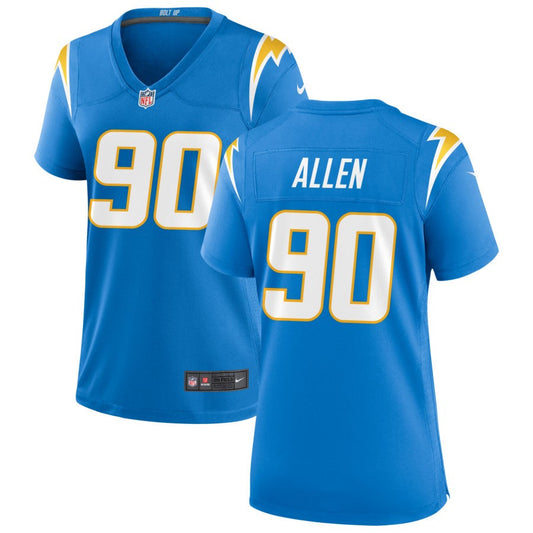 Brevin Allen Los Angeles Chargers Nike Women's Game Jersey - Powder Blue