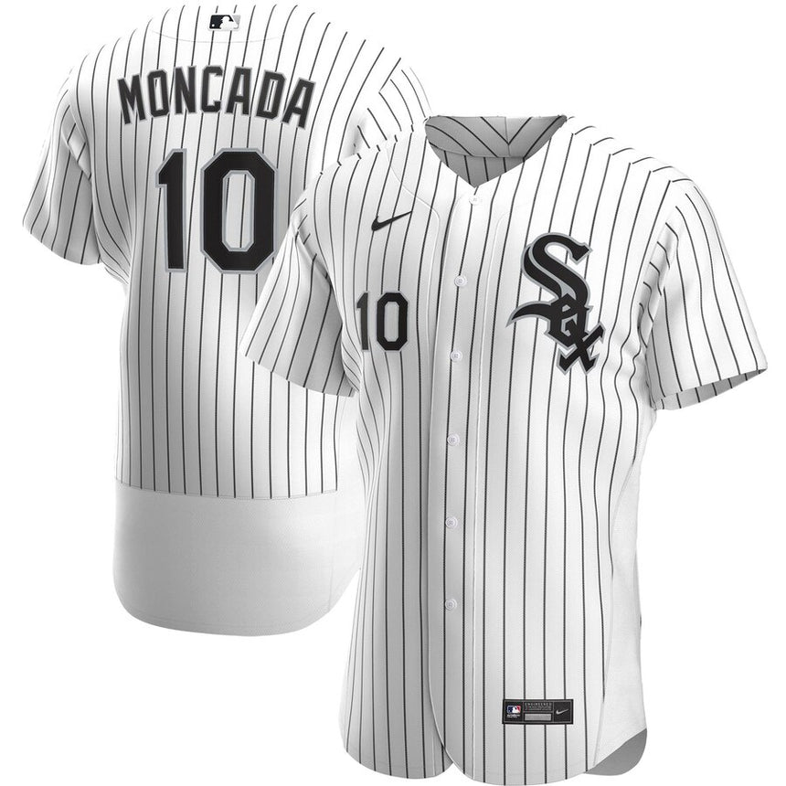 Men's Chicago White Sox Yoan Moncada White Home Authentic Player Jersey