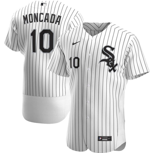 Men's Chicago White Sox Yoan Moncada White Home Authentic Player Jersey