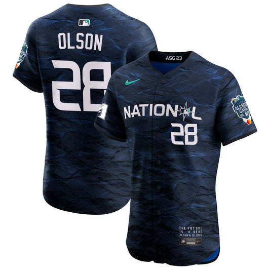 Matt Olson  National League Nike 2023 MLB All-Star Game Pick-A-Player Vapor Premier Elite Jersey - Royal