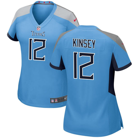 Mason Kinsey Tennessee Titans Nike Women's Alternate Game Jersey - Light Blue